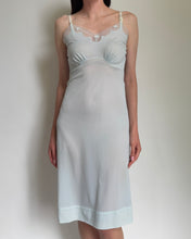 Load image into Gallery viewer, Vintage Soft Blue Slip Dress
