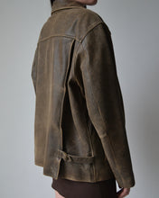 Load image into Gallery viewer, Vintage Danier Brown Distressed Leather Jacket
