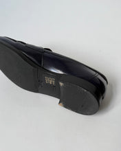 Load image into Gallery viewer, Prada Blue &amp; Burgundy Penny Loafers
