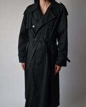 Load image into Gallery viewer, Black Yves Saint Laurent Trench Coat
