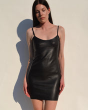 Load image into Gallery viewer, Black Prada Leather Mini Dress
