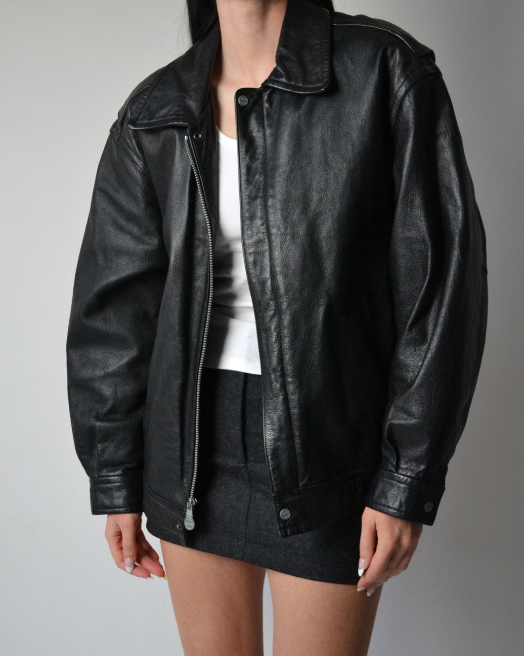 Classic Black Leather Jacket