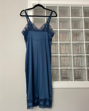 Load image into Gallery viewer, Vintage Blue Slip Dress
