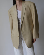 Load image into Gallery viewer, Beige Houndstooth Blazer
