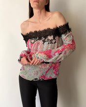 Load image into Gallery viewer, Emmanuel Ungaro Floral Off-Shoulder Top
