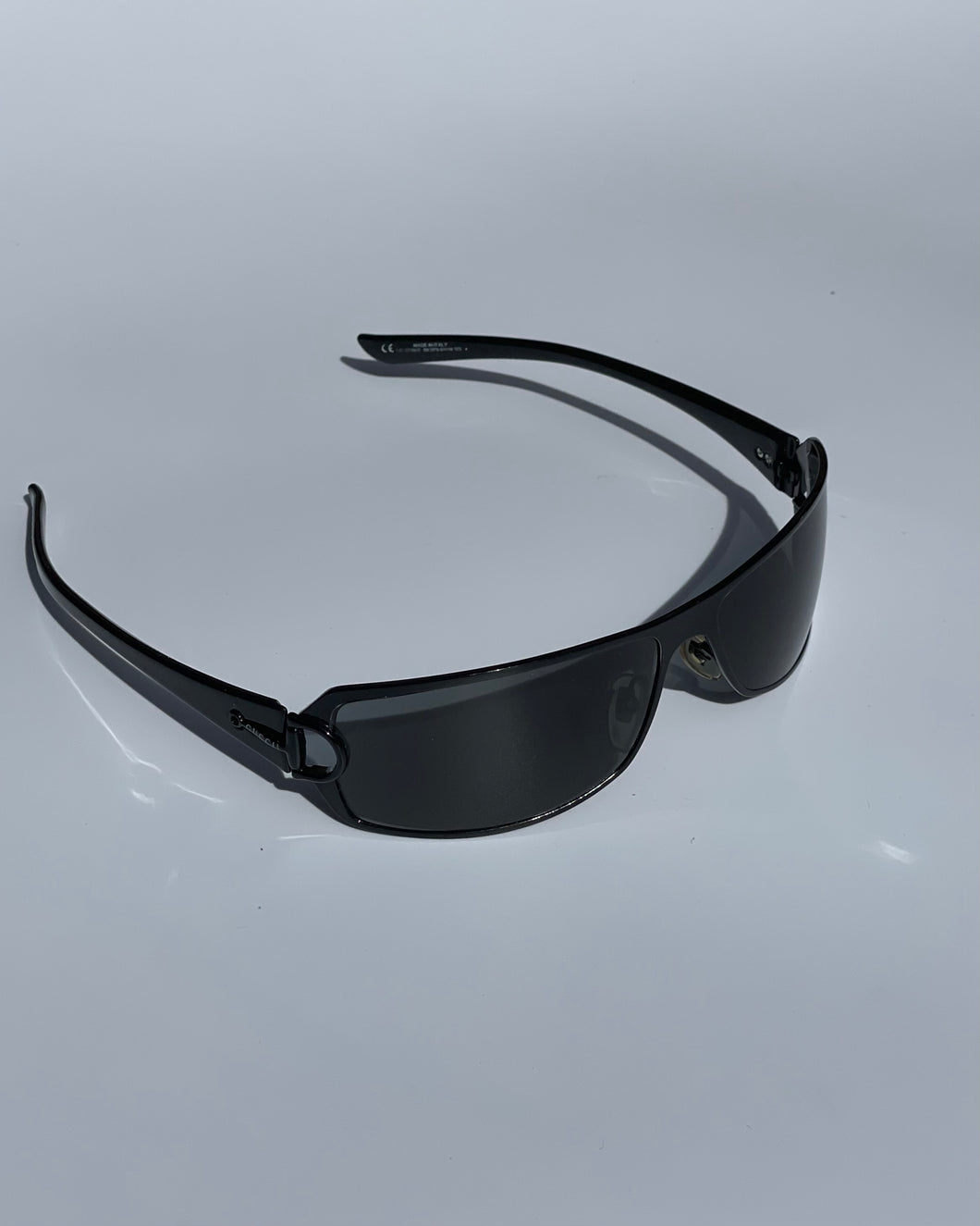 Black Gucci Shield Sunglasses