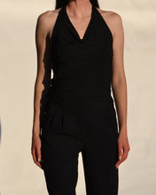 Load image into Gallery viewer, Vintage Cowl Neck Halter Top
