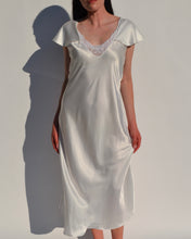 Load image into Gallery viewer, Vintage White Slip Dress
