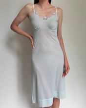 Load image into Gallery viewer, Vintage Soft Blue Slip Dress
