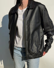Load image into Gallery viewer, Vintage Leather Bomber Jacket
