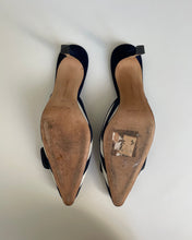 Load image into Gallery viewer, Manolo Blahnik Striped Mules
