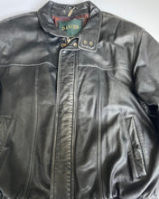 Load image into Gallery viewer, Danier Black Distressed Leather Bomber
