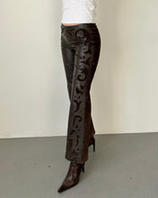 Load image into Gallery viewer, Vintage Western Brown Leather &amp; Suede Pants
