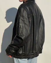 Load image into Gallery viewer, Vintage Leather Bomber Jacket
