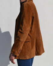 Load image into Gallery viewer, Vintage Suede Leather Blazer
