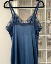 Load image into Gallery viewer, Vintage Blue Slip Dress
