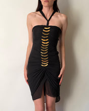 Load image into Gallery viewer, 2004 Gucci by Tom Ford Black Halter Dress
