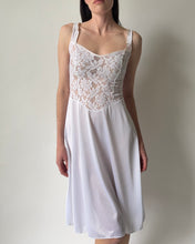 Load image into Gallery viewer, Vintage White Lace Slip Dress
