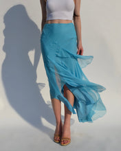 Load image into Gallery viewer, Christian Dior S/S 2005 Blue Layered Skirt
