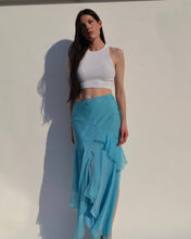 Load image into Gallery viewer, Christian Dior S/S 2005 Blue Layered Skirt
