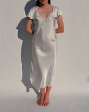 Load image into Gallery viewer, Vintage White Slip Dress
