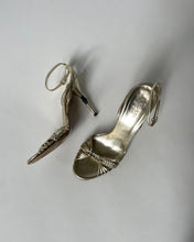 Load image into Gallery viewer, Gucci Gold Leather Sandals
