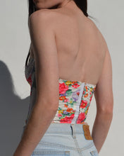 Load image into Gallery viewer, Christian Dior Pleated Floral Vintage Bustier
