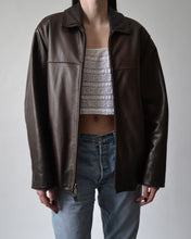 Load image into Gallery viewer, Classic Brown Leather Jacket

