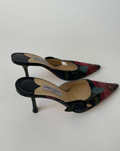 Load image into Gallery viewer, Jimmy Choo Flower Print Mules
