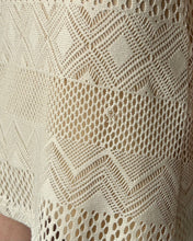 Load image into Gallery viewer, Vintage Crochet Mini Dress
