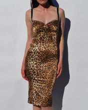 Load image into Gallery viewer, D&amp;G Leopard Print Bustier Dress
