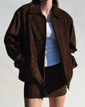 Load image into Gallery viewer, Vintage Chocolate Brown Suede Jacket
