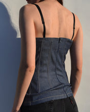 Load image into Gallery viewer, Vintage Dolce &amp; Gabbana Blue Denim Corset Top
