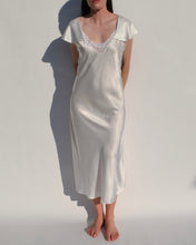 Load image into Gallery viewer, Vintage White Slip Dress
