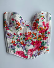 Load image into Gallery viewer, Christian Dior Pleated Floral Vintage Bustier
