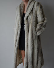 Load image into Gallery viewer, Vintage Faux Fur Long Coat
