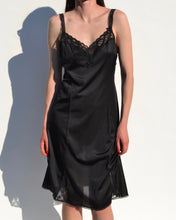 Load image into Gallery viewer, Vintage Black Slip Dress
