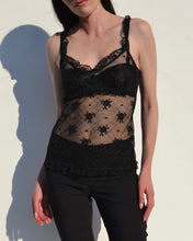Load image into Gallery viewer, Chanel S/S 2004 Black Lace Top
