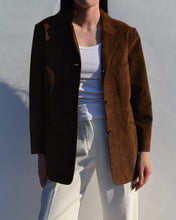 Load image into Gallery viewer, Chocolate Brown Suede Blazer
