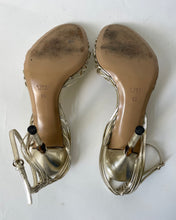 Load image into Gallery viewer, Gucci Gold Leather Sandals
