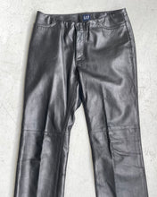 Load image into Gallery viewer, GAP Black Leather Pants
