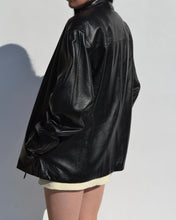 Load image into Gallery viewer, Black Danier Leather Moto Jacket
