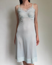 Load image into Gallery viewer, Vintage Soft Blue Slip Dress
