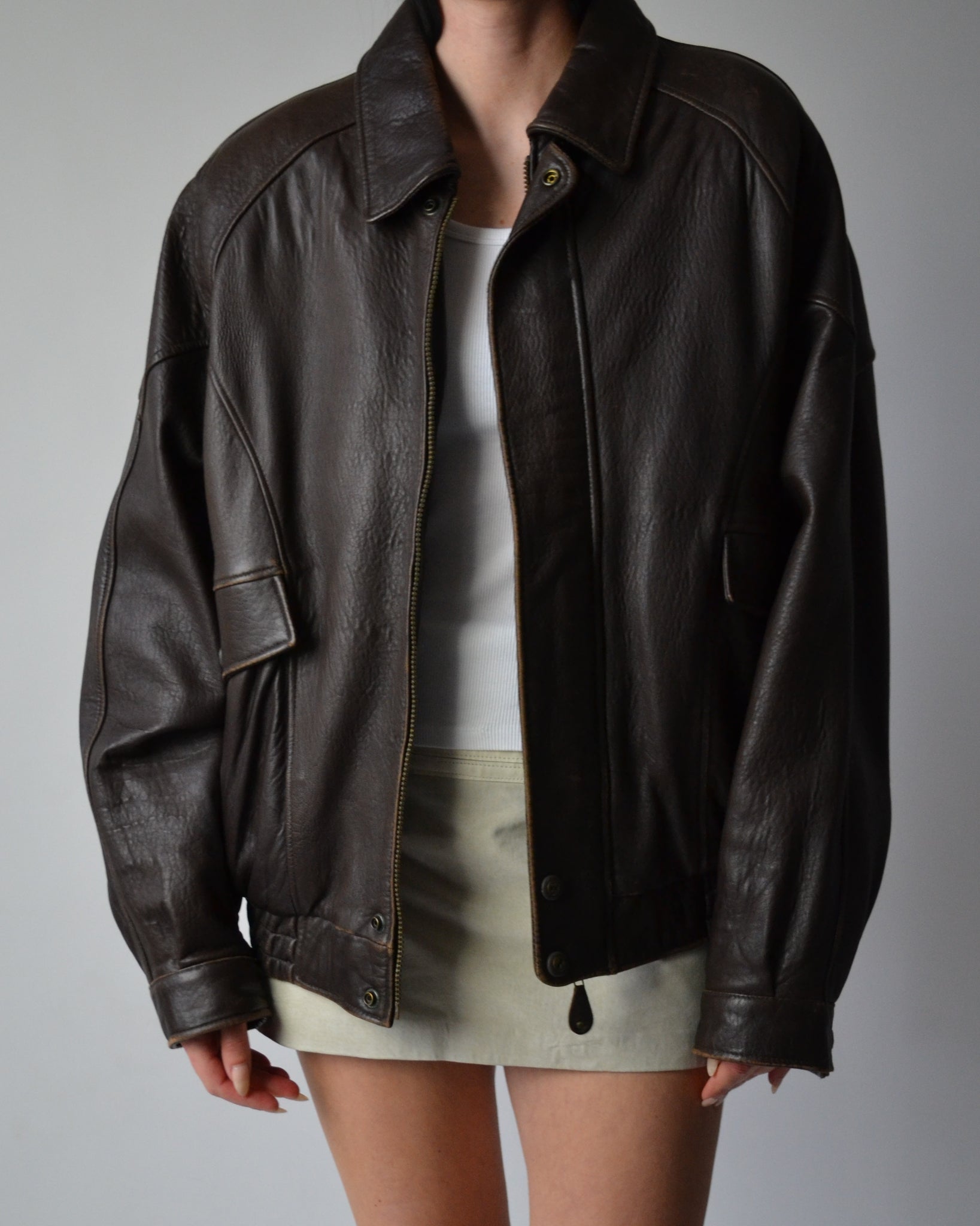 Danier leather 2025 bomber jacket