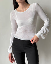 Load image into Gallery viewer, Chanel S/S 2005 White Sheer Knit
