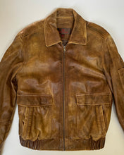 Load image into Gallery viewer, Vintage Danier Distressed Leather Bomber Jacket
