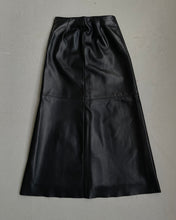 Load image into Gallery viewer, Black Danier Leather Maxi Skirt
