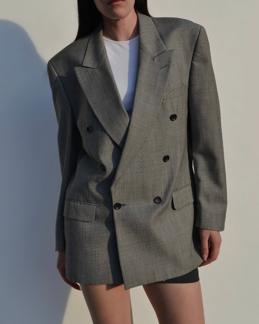 Vintage Oscar De La Renta Double Breasted Blazer