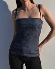 Load image into Gallery viewer, Vintage Dolce &amp; Gabbana Blue Denim Corset Top
