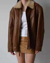 Load image into Gallery viewer, Leather Aviator Style Jacket
